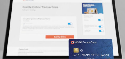 How to Enable Online Transactions in Your HDFC Forex Card